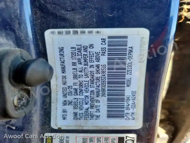 2005 Toyota Corolla 1NXBR32E65Z498516 — hoton gwanjo Copart na 12