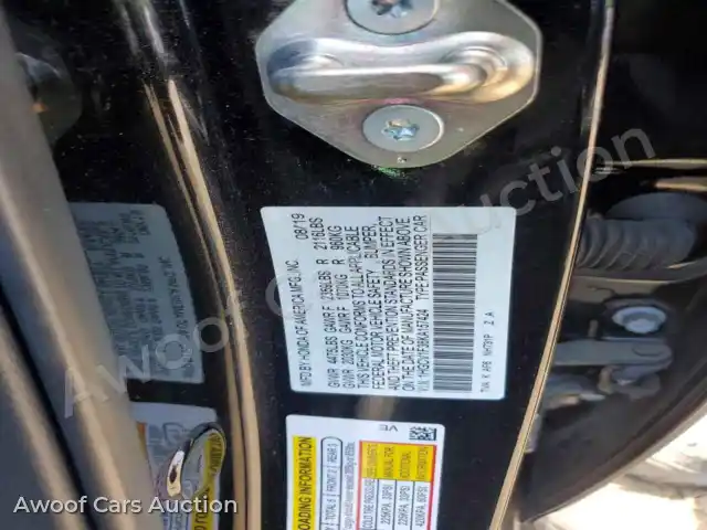 2019 Honda Accord 1HGCV1F36KA157424 — Copart auction photo 13