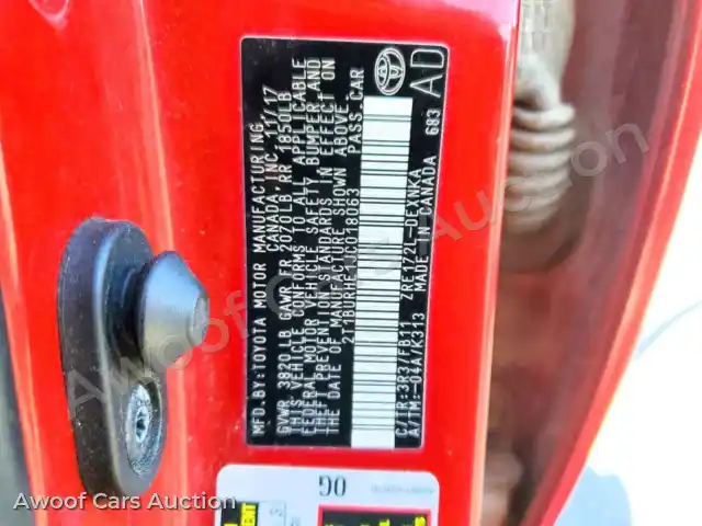 2018 Toyota Corolla 2T1BURHE1JC018063 — Copart auction photo 13