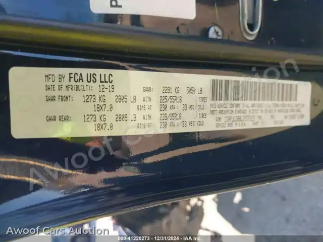 2020 Jeep Cherokee 1C4PJLDB8LD577123 — Iaai auction photo 9