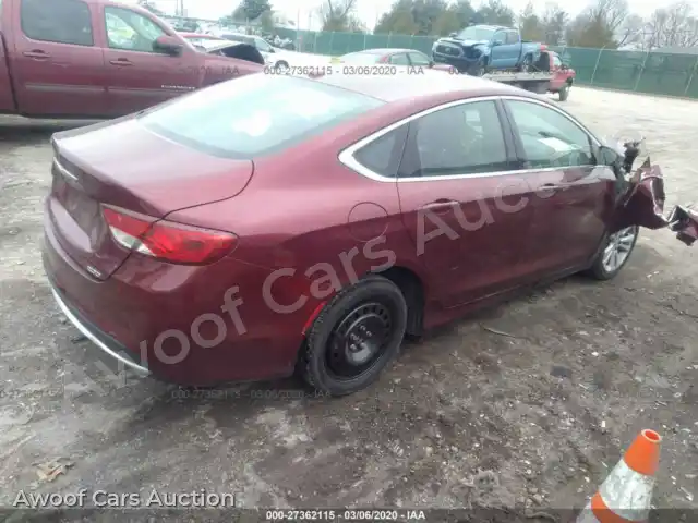 2015 Chrysler 200 1C3CCCABXFN639945 — photo 4 de la vente Iaai