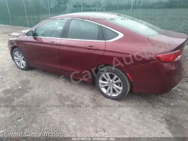 2015 Chrysler 200 1C3CCCABXFN639945 — photo 3 de la vente Iaai
