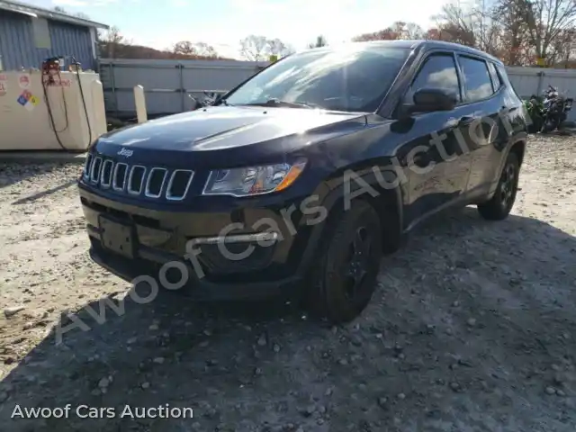 2017 Jeep Compass 3C4NJCAB9HT647497 — Copart auction photo 2
