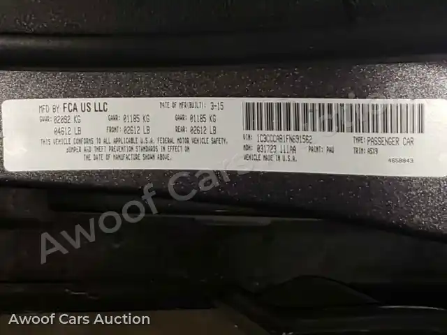 2015 Chrysler 200 1C3CCCAB1FN691562 — Copart auction photo 10