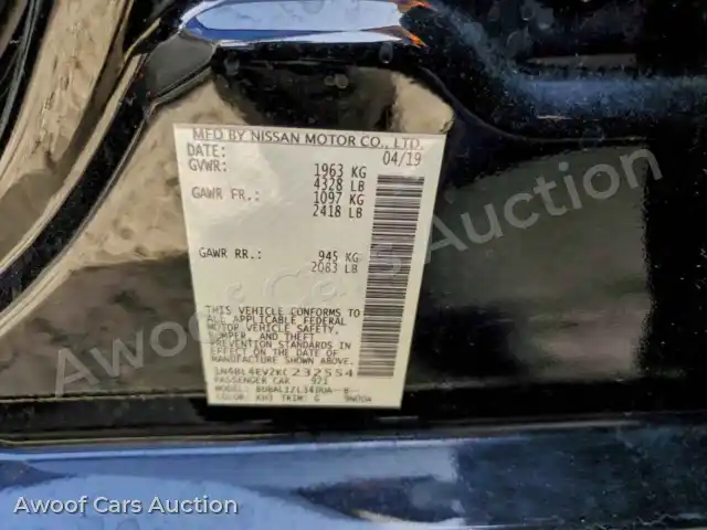 2019 Nissan Altima 1N4BL4EV2KC232554 — Copart auction photo 13