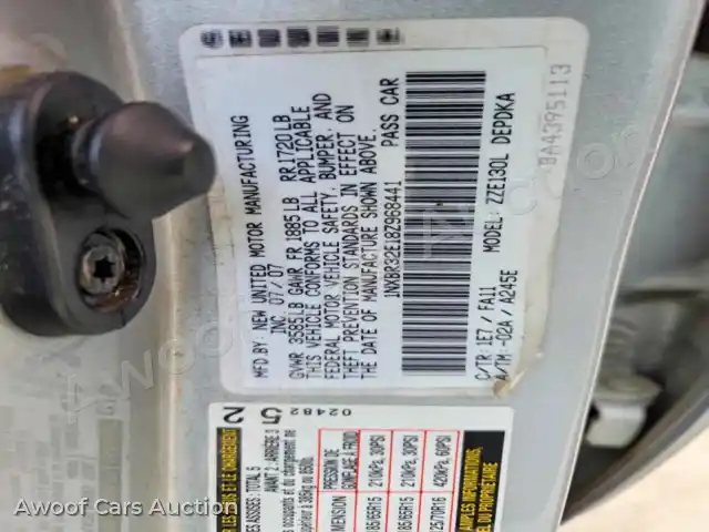2008 Toyota Corolla 1NXBR32E18Z968441 — Copart auction photo 12
