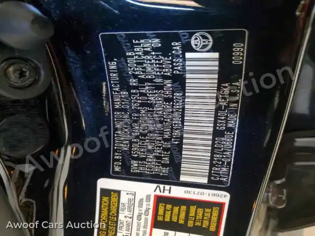 2018 Toyota Avalon 4T1BK1EB2JU286278 — Copart auction photo 12