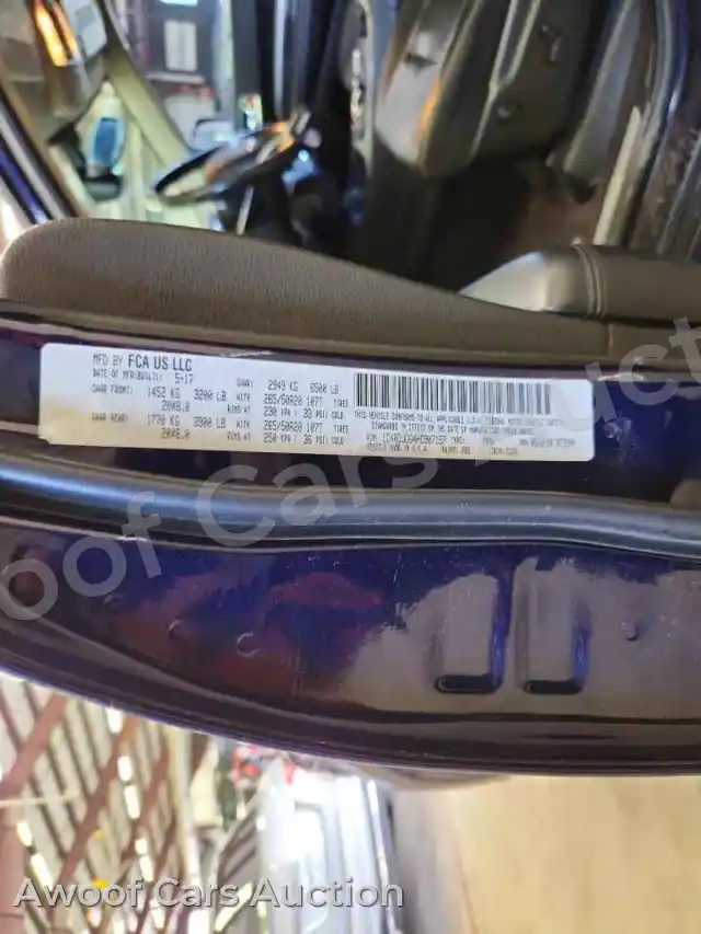 2017 Dodge Durango 1C4RDJDG4HC907157 — photo 13 de la vente Copart