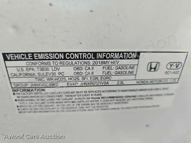 2018 Honda Accord 1HGCV3F57JA009195 — photo 37 de la vente Manheim