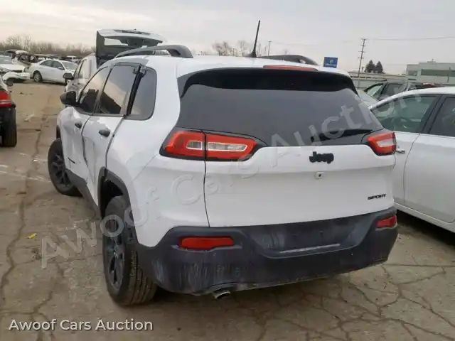 2016 Jeep Cherokee S 1C4PJLAB8GW372822 — Copart auction photo 3