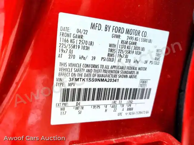 2022 Ford Mustang 3FMTK1SS9NMA20341 — Copart auction photo 13