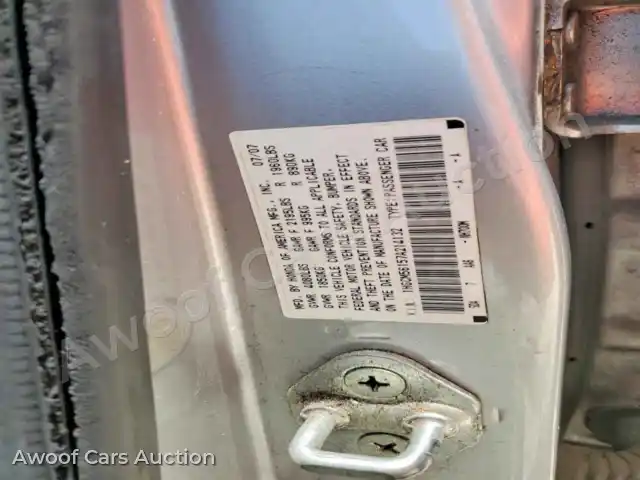 2007 Honda Accord 1HGCM56157A214132 — Copart auction photo 12
