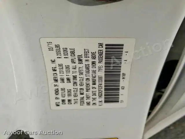2015 Honda Accord 1HGCR2F53FA130697 — Copart auction photo 12