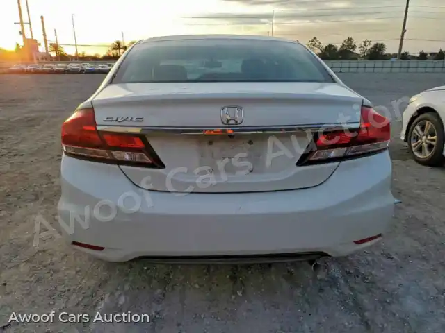 2013 Honda Civic 19XFB2F96DE202263 — Copart auction photo 6