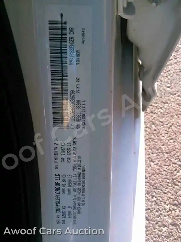 2014 Chrysler 200 1C3CCBAB0EN206790 — Manheim auction photo 6