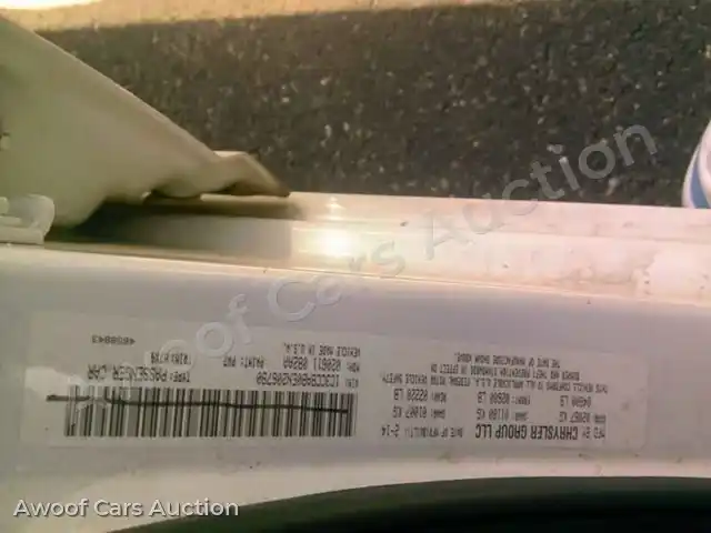 2014 Chrysler 200 1C3CCBAB0EN206790 — Manheim auction photo 6