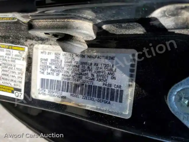 2005 Toyota Corolla 1NXBR32E45Z523171 — hoton gwanjo Copart na 13