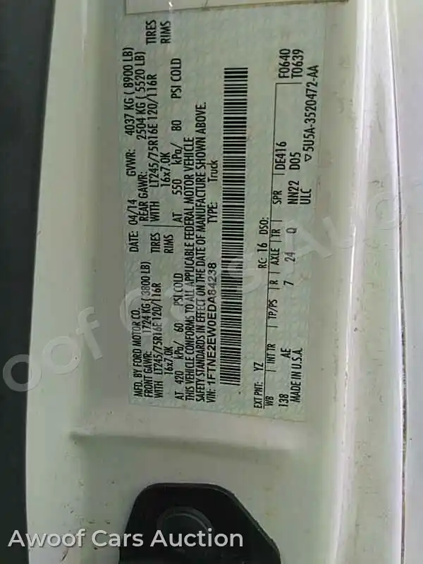2014 Ford Econoline 1FTNE2EW0EDA84238 — hoton gwanjo Manheim na 12
