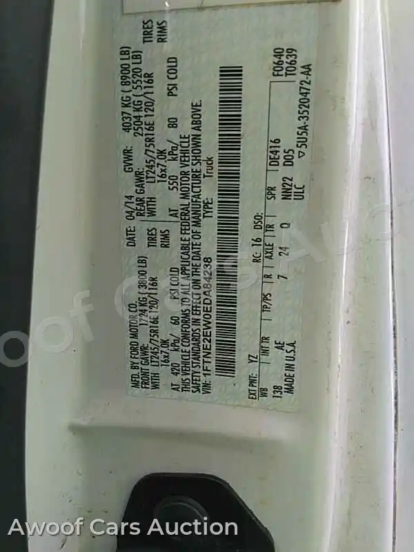 2014 Ford Econoline 1FTNE2EW0EDA84238 — hoton gwanjo Manheim na 11