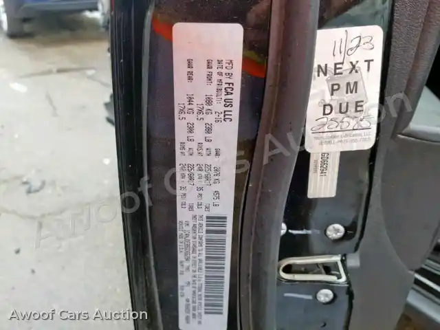2016 Jeep Compass Latitude 1C4NJDEB5GD662941 — hoton gwanjo Copart na 10