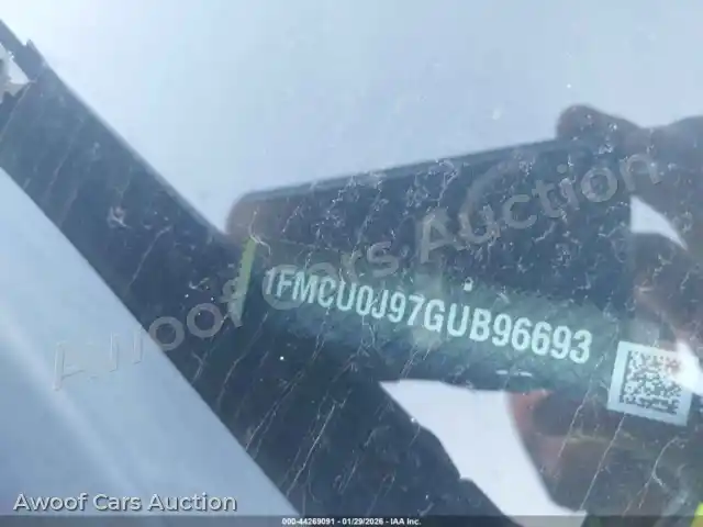 2016 Ford Escape 1FMCU0J97GUB96693 — hoton gwanjo Iaai na 9