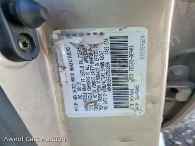 2003 Toyota Corolla 1NXBR32E93Z092856 — hoton gwanjo Copart na 12
