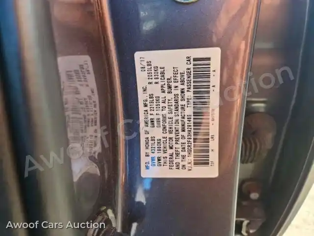 2017 Honda Accord 1HGCR2F83HA281469 — Copart auction photo 13
