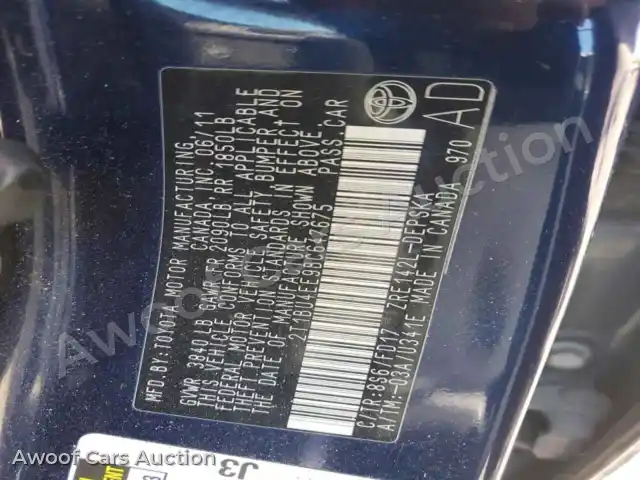 2011 Toyota Corolla 2T1BU4EE9BC647675 — photo 12 de la vente Copart
