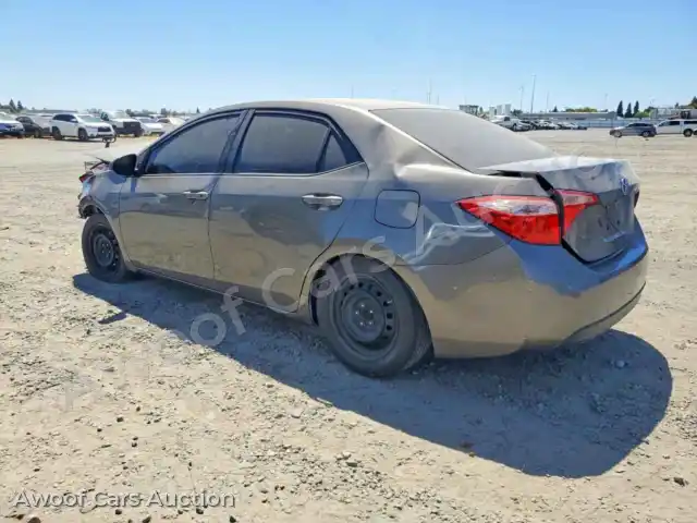 2018 Toyota Corolla 2T1BURHE0JC055282 — Copart auction photo 2