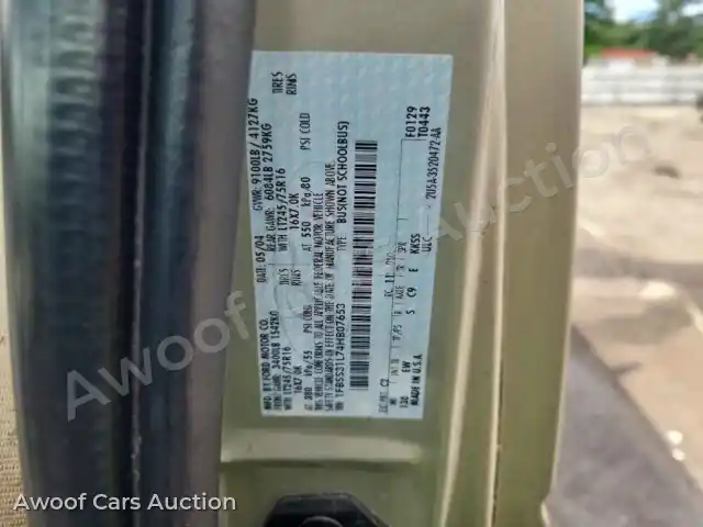 2004 Ford E 350 1FBSS31L74HB07653 — Copart auction photo 13