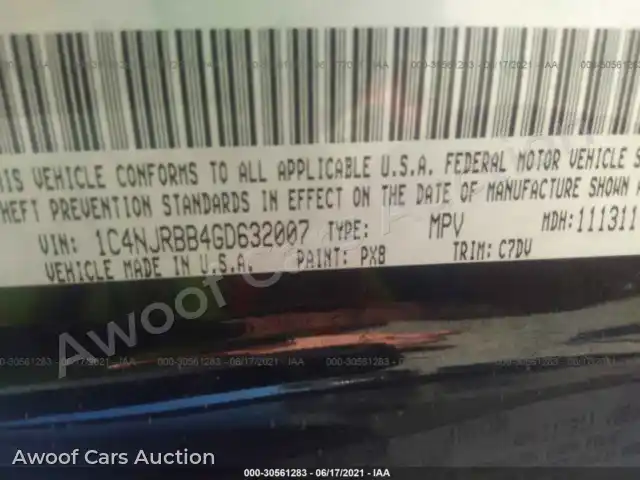 2016 Jeep Patriot 1C4NJRBB4GD632007 — Iaai auction photo 9