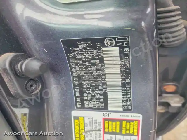 2013 Toyota Corolla 2T1BU4EE0DC039577 — Copart auction photo 12