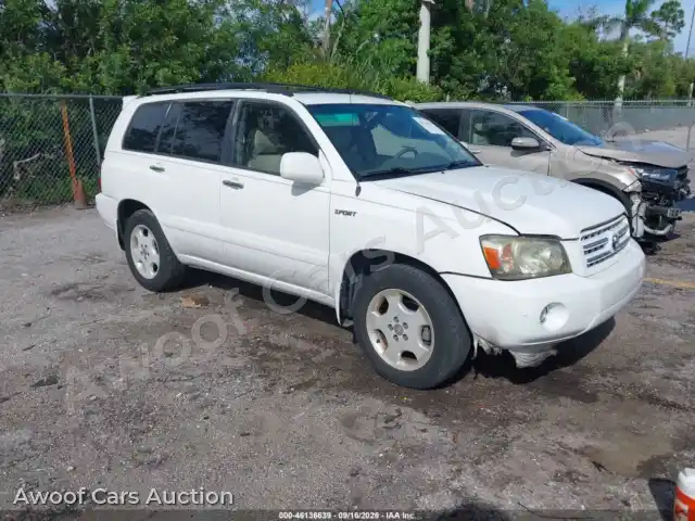 2007 Toyota Highlander JTEGP21A270128582 — Iaai auction photo 1