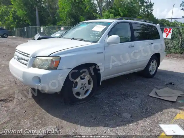 2007 Toyota Highlander JTEGP21A270128582 — Iaai auction photo 2