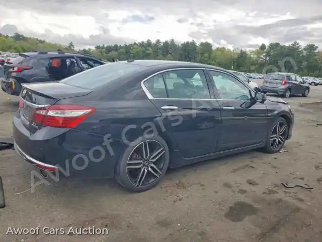 2017 Honda Accord 1HGCR3F9XHA010214 — Copart auction photo 3