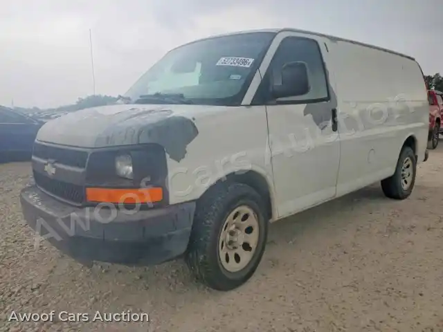 2010 Chevrolet Express 1GCUGADX1A1157896 — Copart auction photo 1
