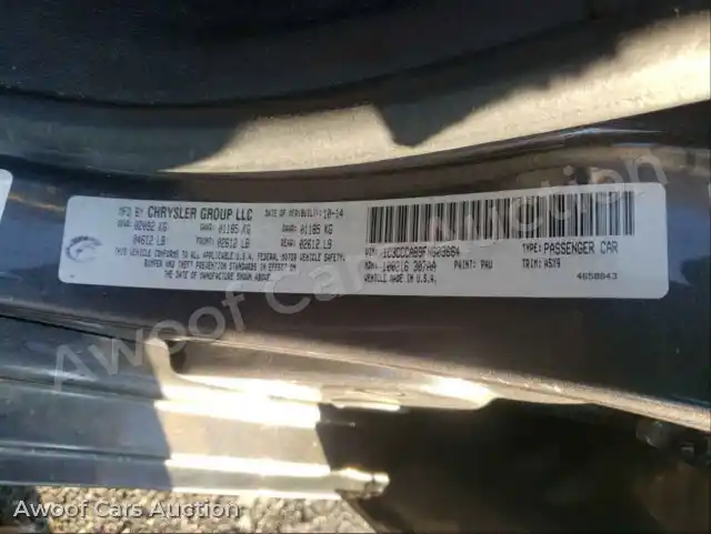 2015 Chrysler 200 1C3CCCAB9FN603664 — Copart auction photo 10