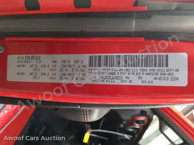 2018 Jeep Wrangler 1C4HJXCG5JW146216 — Copart auction photo 10