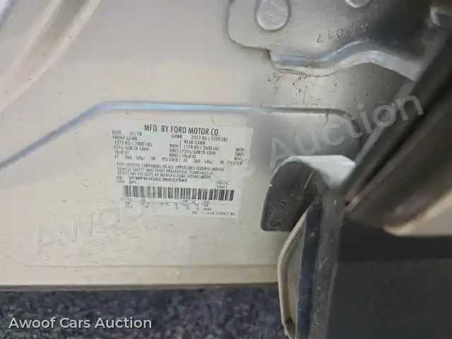 2018 Ford Edge 2FMPK3G92JBB51545 — Manheim auction photo 15