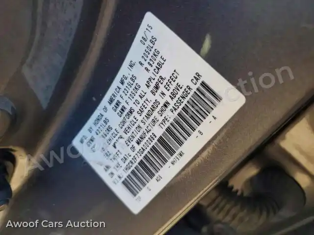 2016 Honda Accord 1HGCR2F73GA000969 — Copart auction photo 12