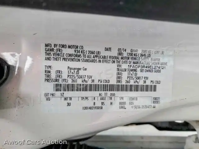 2014 Ford Focus 1FADP3R49EL274121 — Copart auction photo 12