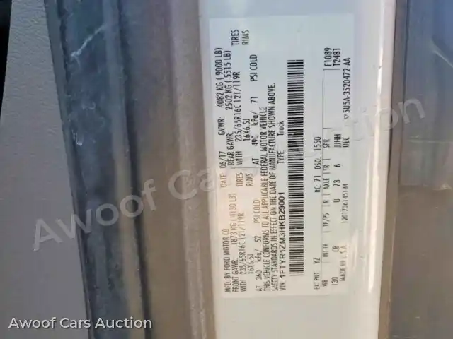 2017 Ford Transit 1FTYR1ZM3HKB29001 — Copart auction photo 13