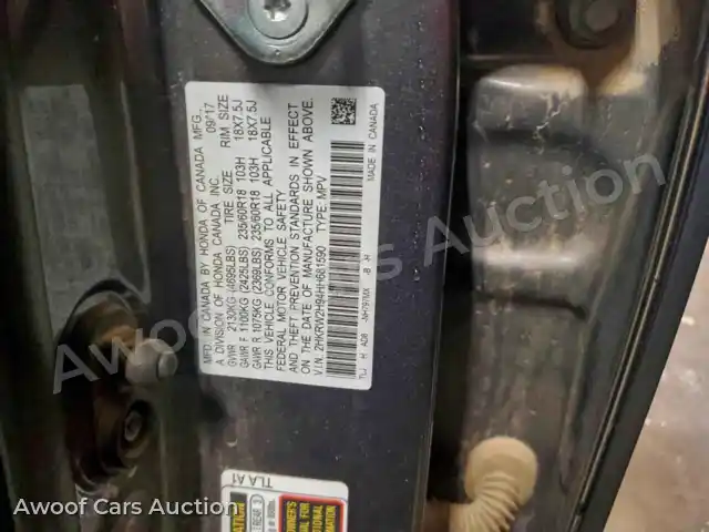 2017 Honda CRV 2HKRW2H94HH681590 — Copart auction photo 14