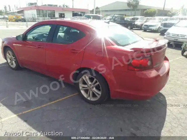 2014 Dodge Avenger 1C3CDZAB2EN175242 — Iaai auction photo 3