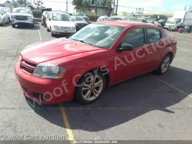 2014 Dodge Avenger 1C3CDZAB2EN175242 — Iaai auction photo 2