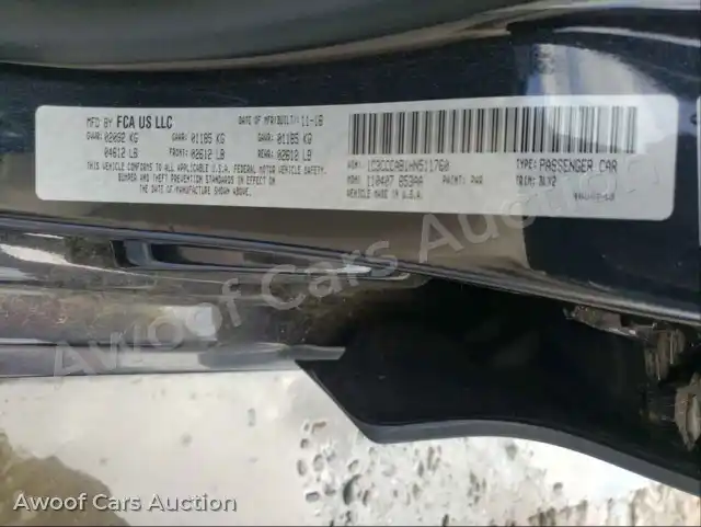 2017 Chrysler 200 1C3CCCAB1HN511760 — photo 10 de la vente Copart