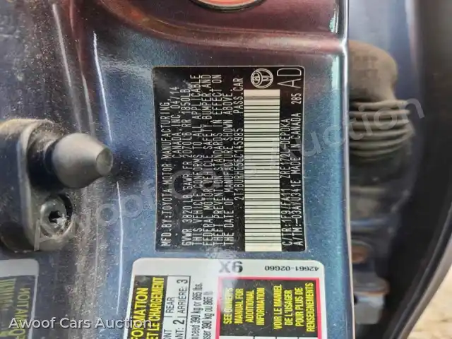 2014 Toyota Corolla LE 2T1BURHE5EC145985 — Copart auction photo 13