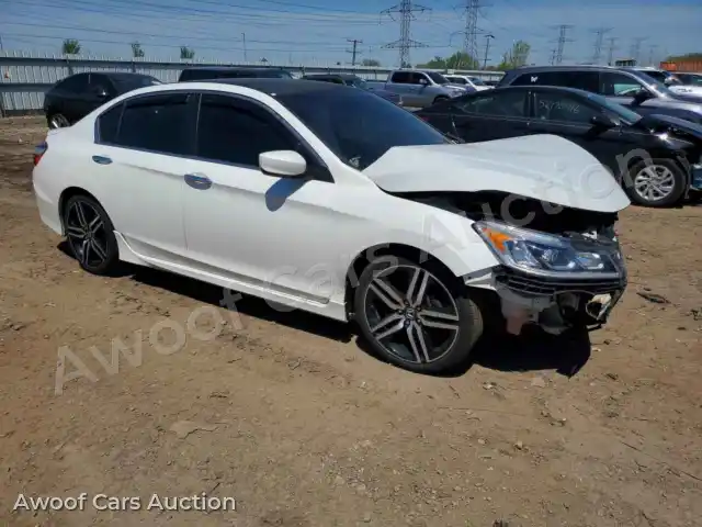 2017 Honda Accord 1HGCR2F56HA017295 — photo 4 de la vente Copart