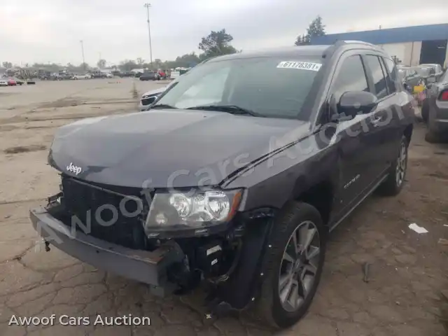 2017 Jeep Compass 1C4NJDEBXHD190219 — photo 2 de la vente Copart
