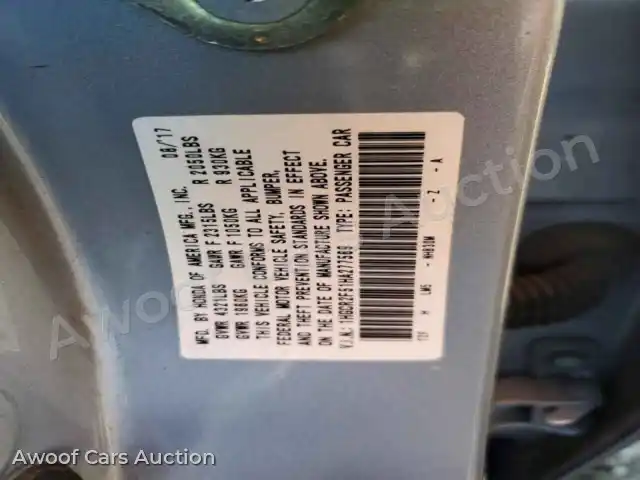 2017 Honda Accord 1HGCR2F51HA277569 — Copart auction photo 12